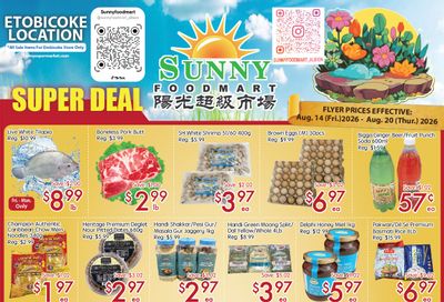 Sunny Foodmart (Etobicoke) Flyer August 14 to 20