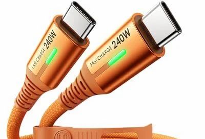 Amazon.ca: INIU 240W USB C to USB C Cable 2-Pack,Orange $9.17