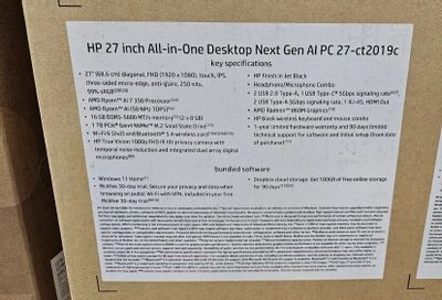 Costco Store: HP 27" AIO Desktop