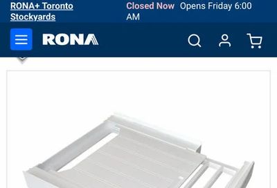 Rona: $10 Whirlpool Stacking Kit for Dryer (Reg $118) YMMV