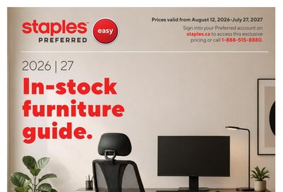 Staples 2026/2027 Furniture Guide August 14 to July 27