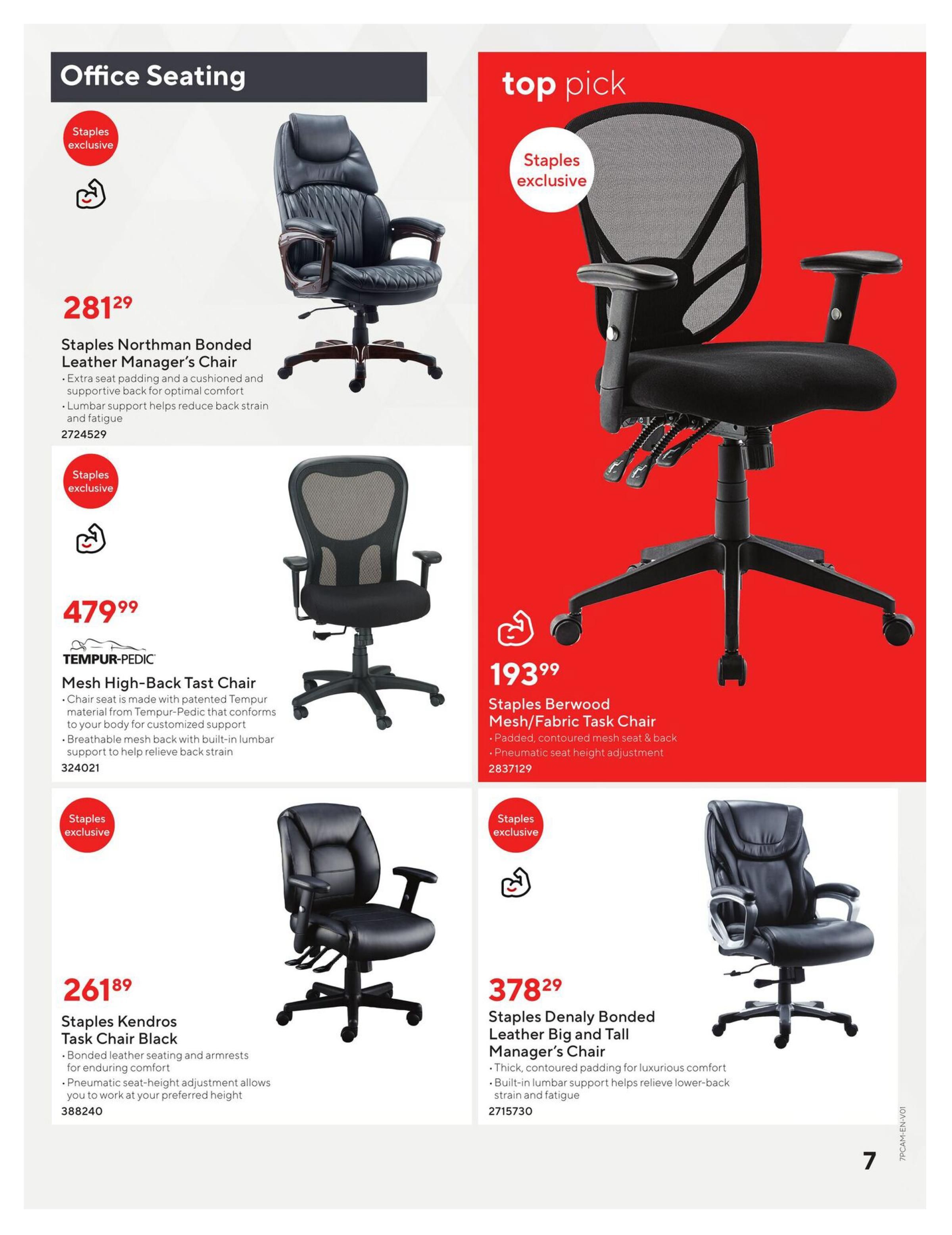 Staples 2026/2027 Furniture Guide August 14 to July 27