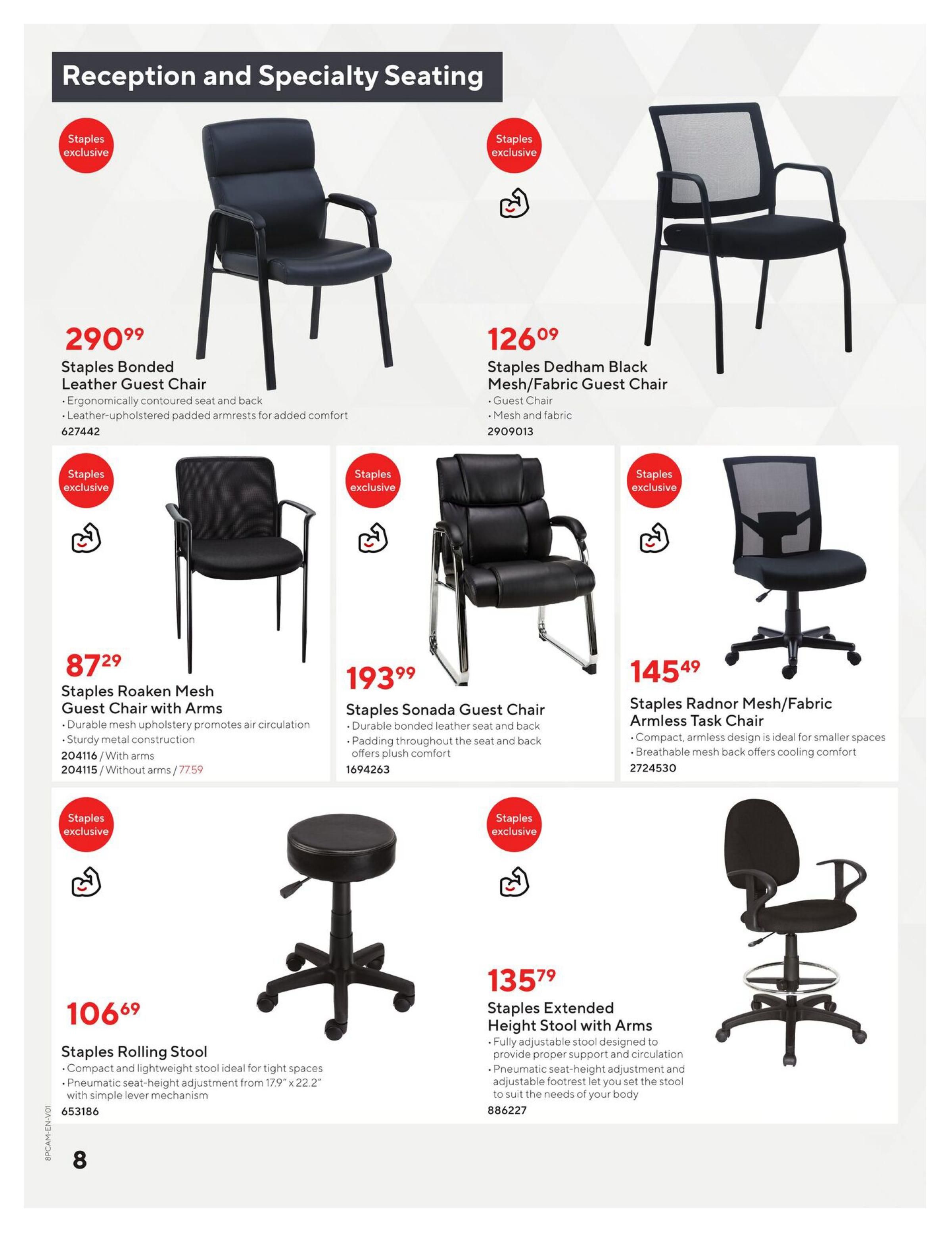 Staples 2026/2027 Furniture Guide August 14 to July 27