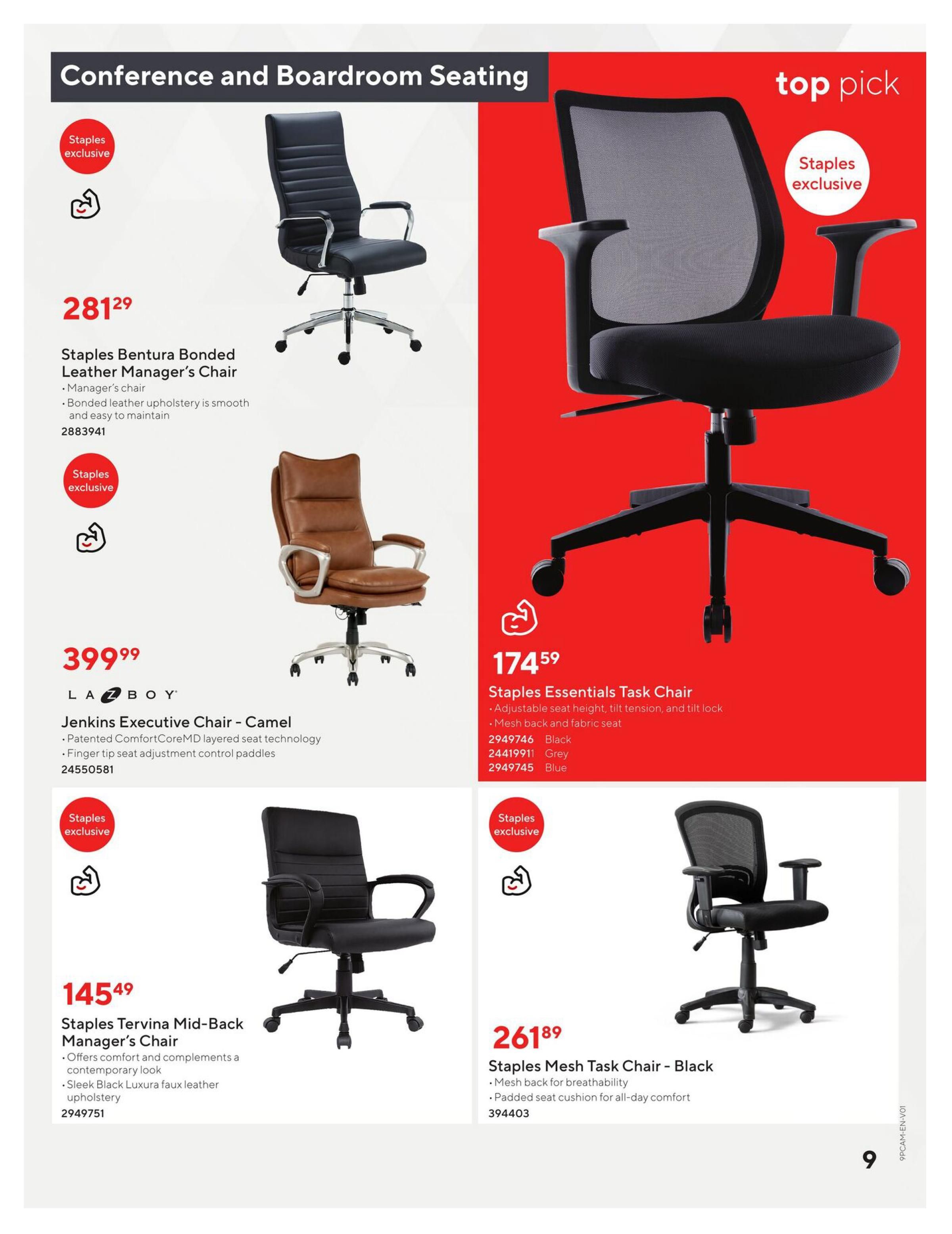 Staples 2026/2027 Furniture Guide August 14 to July 27