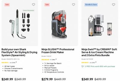 Shark Ninja Canada: Save up to 40% on Outdoor Favourites + Bundles + More