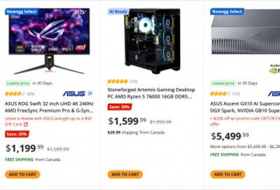 Newegg Canada Back To School Deals: Save up to 60% on Select Items