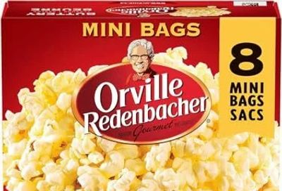 Amazon.ca: Orville Redenbacher Buttery Microwave Popcorn (8 x 43 Gram Mini Bags Total)/ $4.00 ($3.80 S/S) (Min 2)