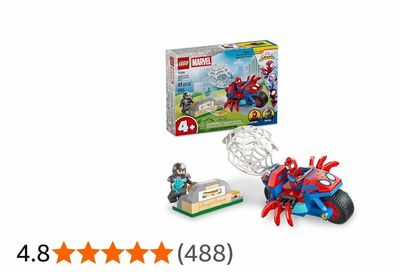 Amazon.com: LEGO Marvel Spidey and His Amazing Friends Spidey on his Motorcycle vs. Rhino - $10.38 (20% off)