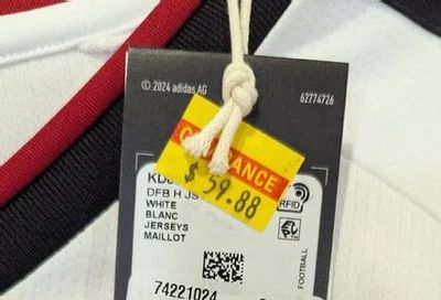 Sport Chek: Football World cup jerseys - now $10 cheaper. "Clearance' price was $59.88 and now $49.88