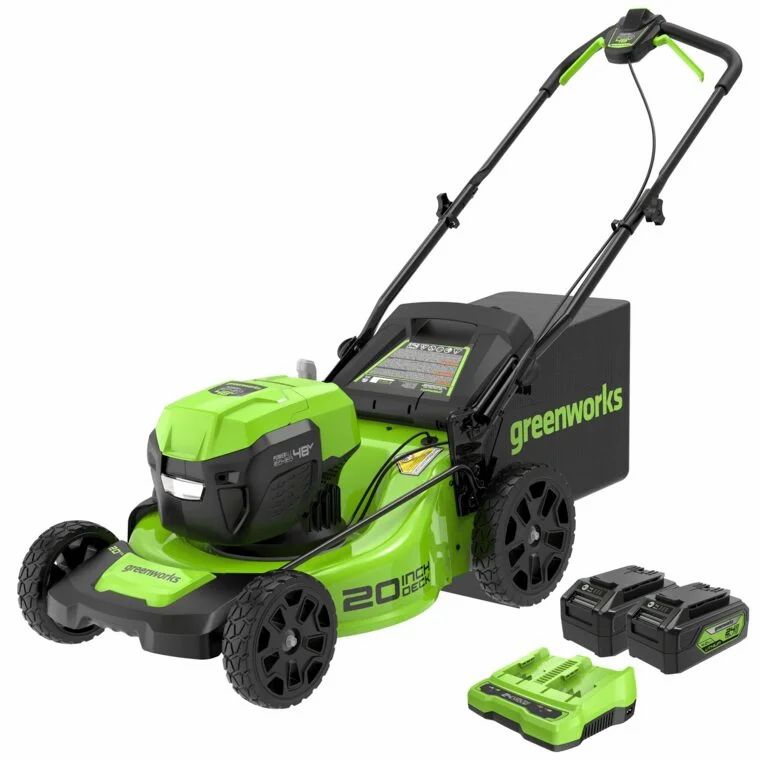 Walmart: Greenworks 20” lawn mower 2x24V Walmart: Greenworks 20” lawn mower 2x24V