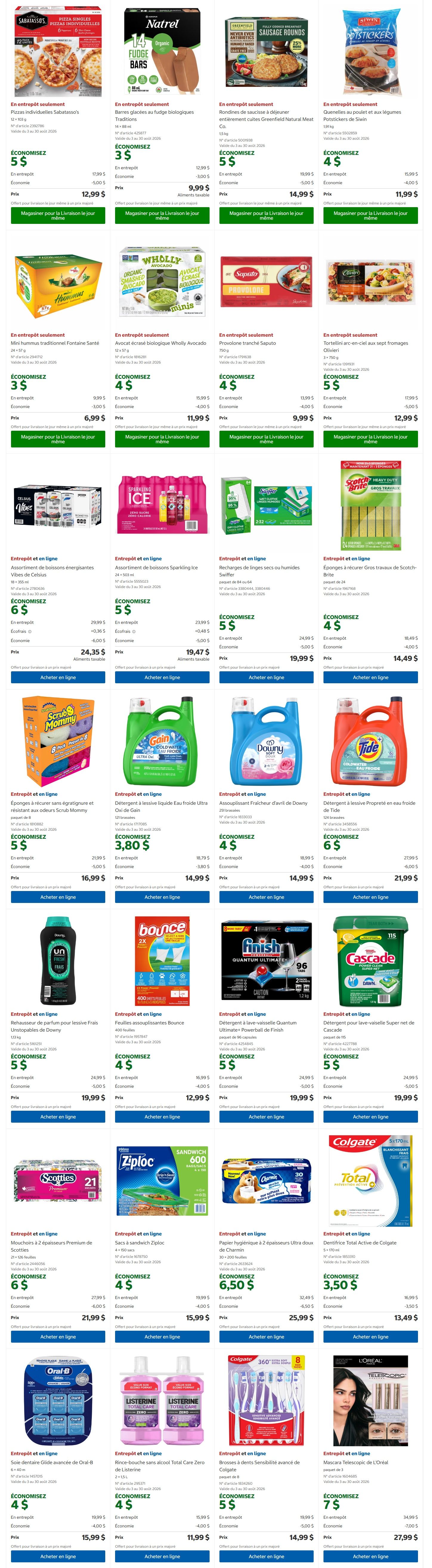 Costco (QC) Warehouse Offers August 17 to 30