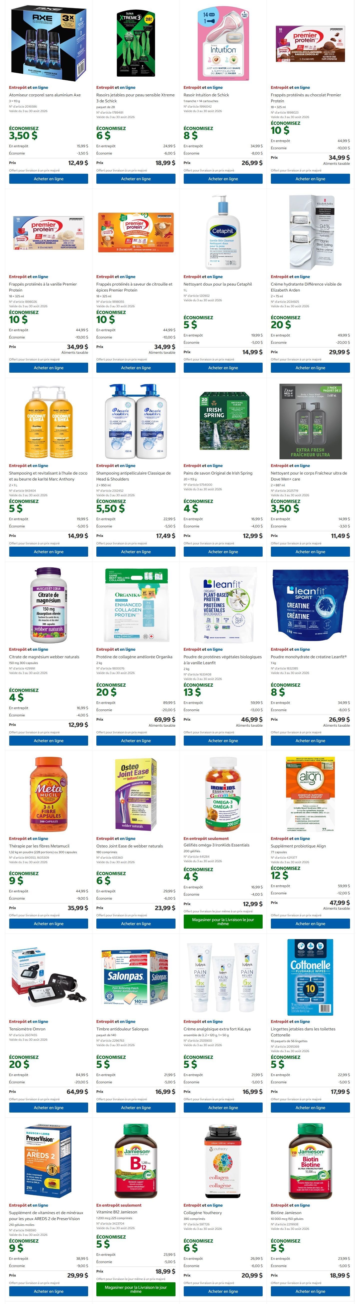 Costco (QC) Warehouse Offers August 17 to 30