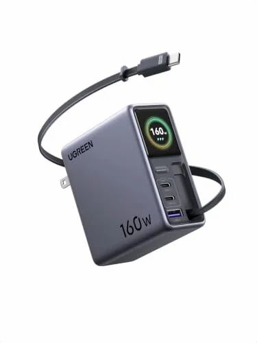 Amazon.ca: Nexode Pro 160W GaN Charger with Retractable Cable - $119.99