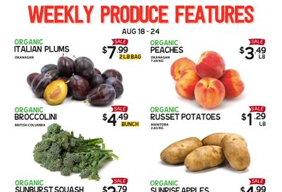 Pomme Natural Market Weekly Produce Flyer August 18 to 24