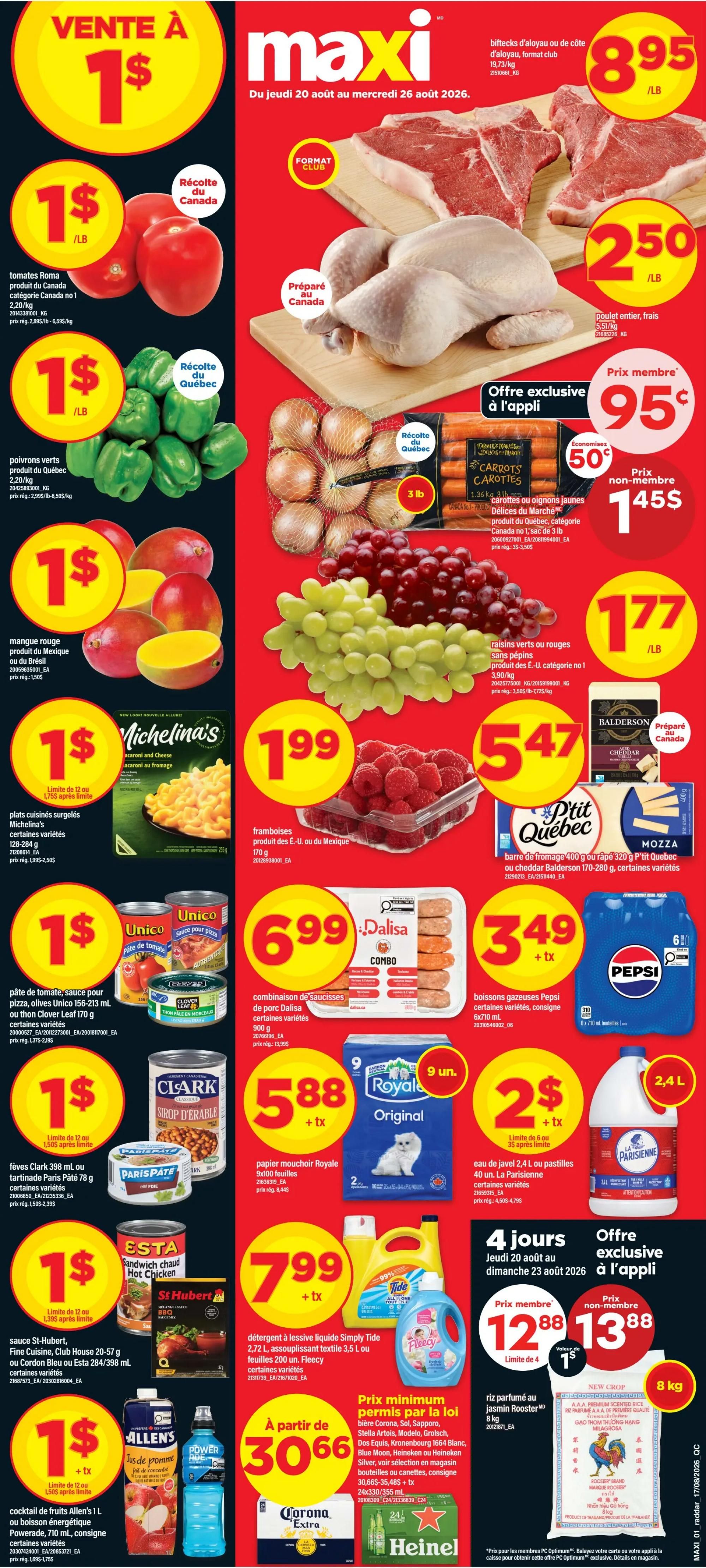 Maxi Flyer August 20 to 26
