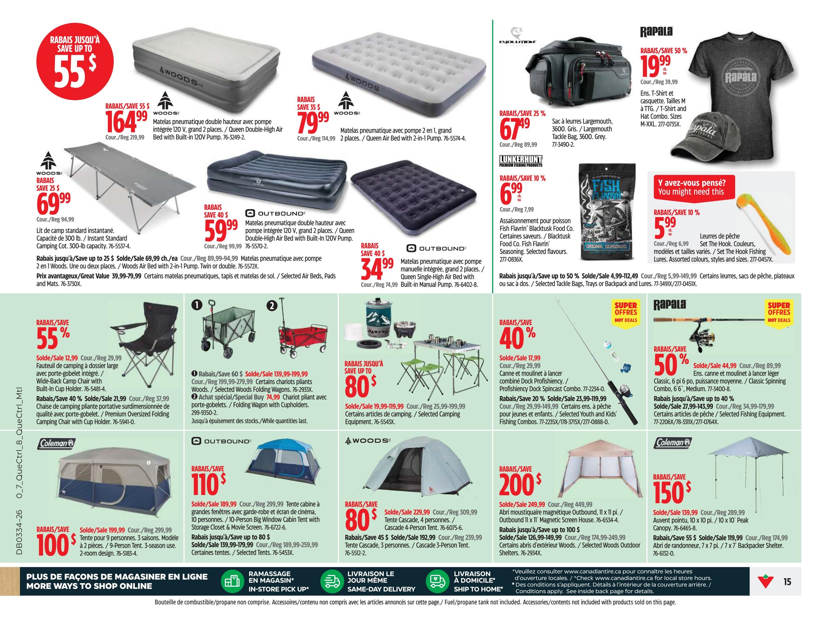 Canadian Tire (QC) Flyer August 20 to 26