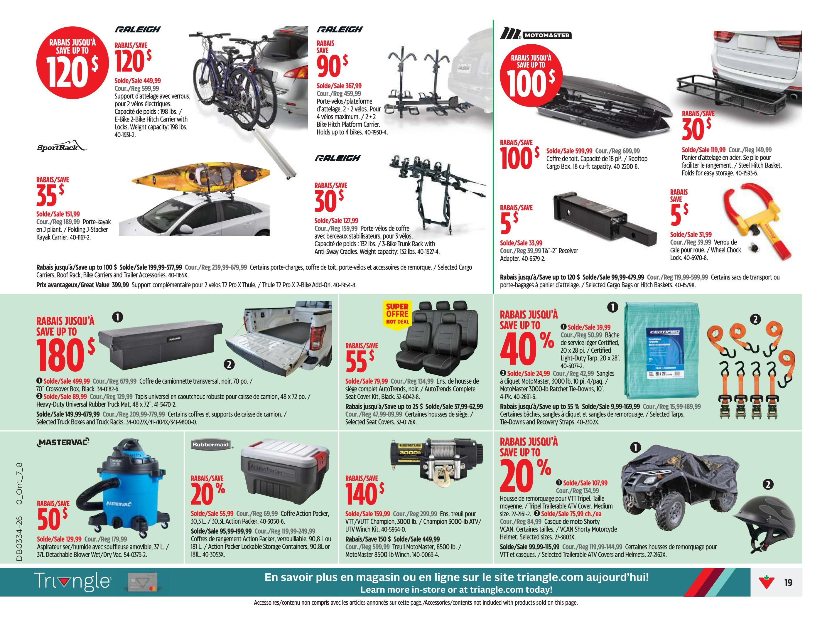 Canadian Tire (QC) Flyer August 20 to 26
