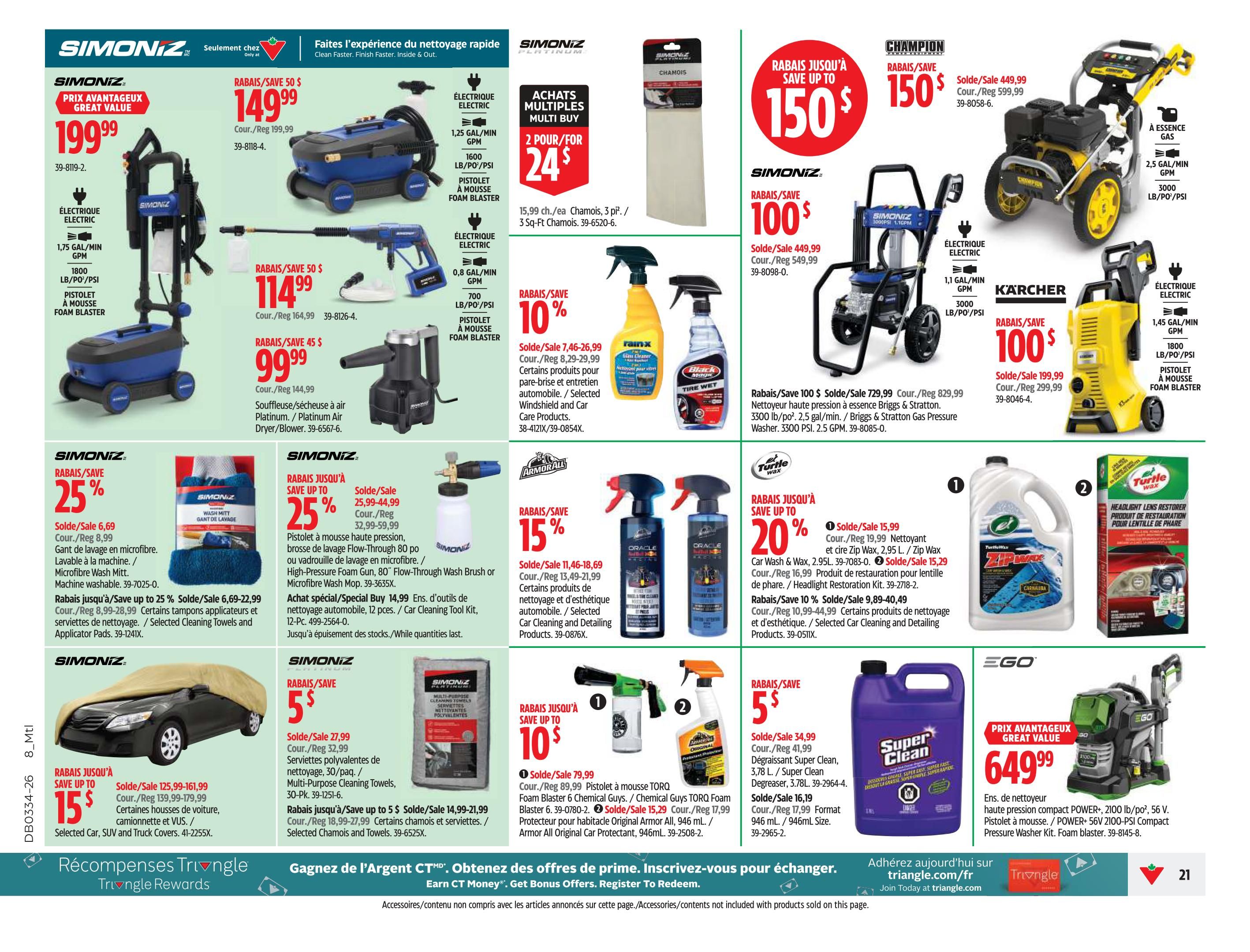Canadian Tire (QC) Flyer August 20 to 26