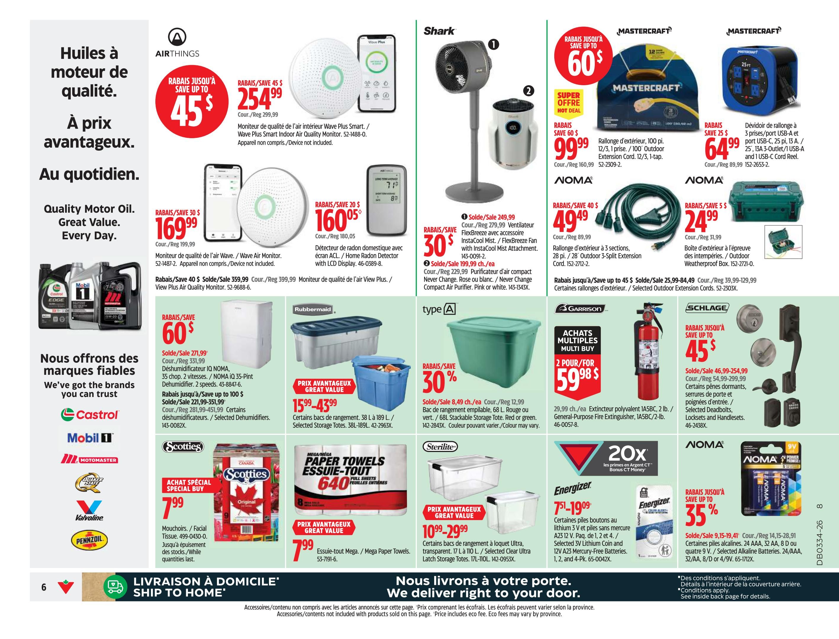 Canadian Tire (QC) Flyer August 20 to 26