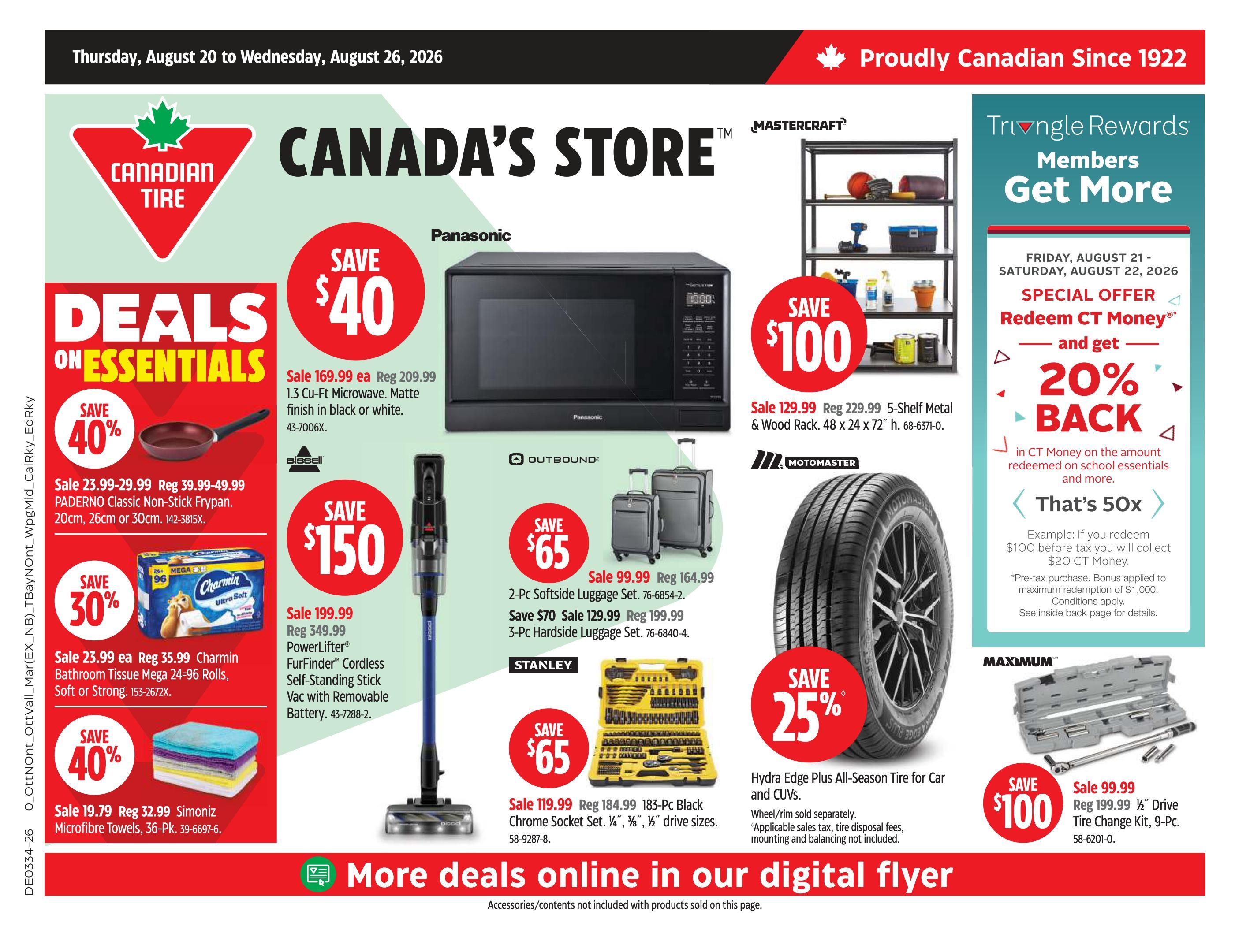 Canadian Tire (Atlantic) Flyer August 20 to 26