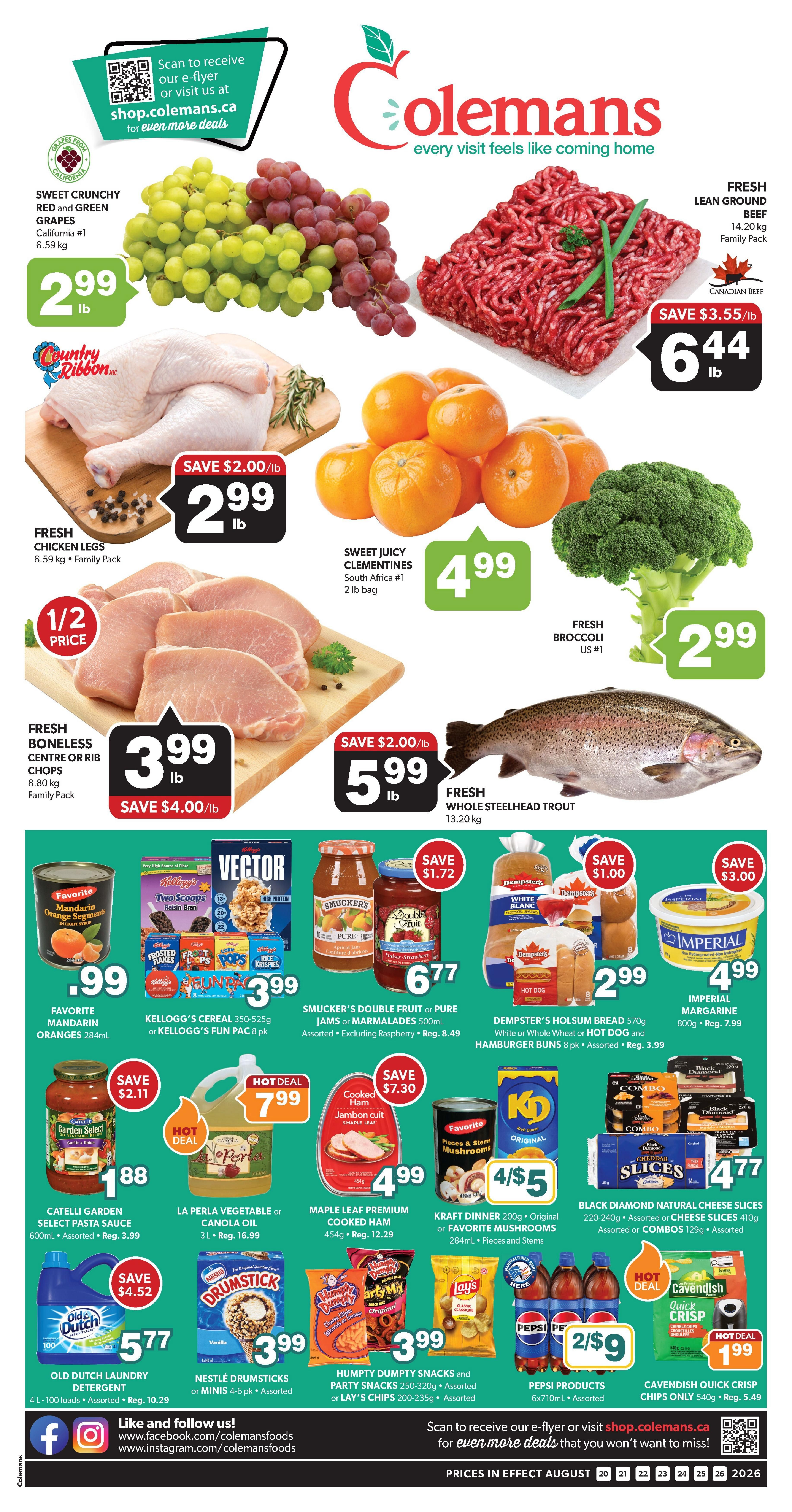 Coleman's Flyer August 20 to 26