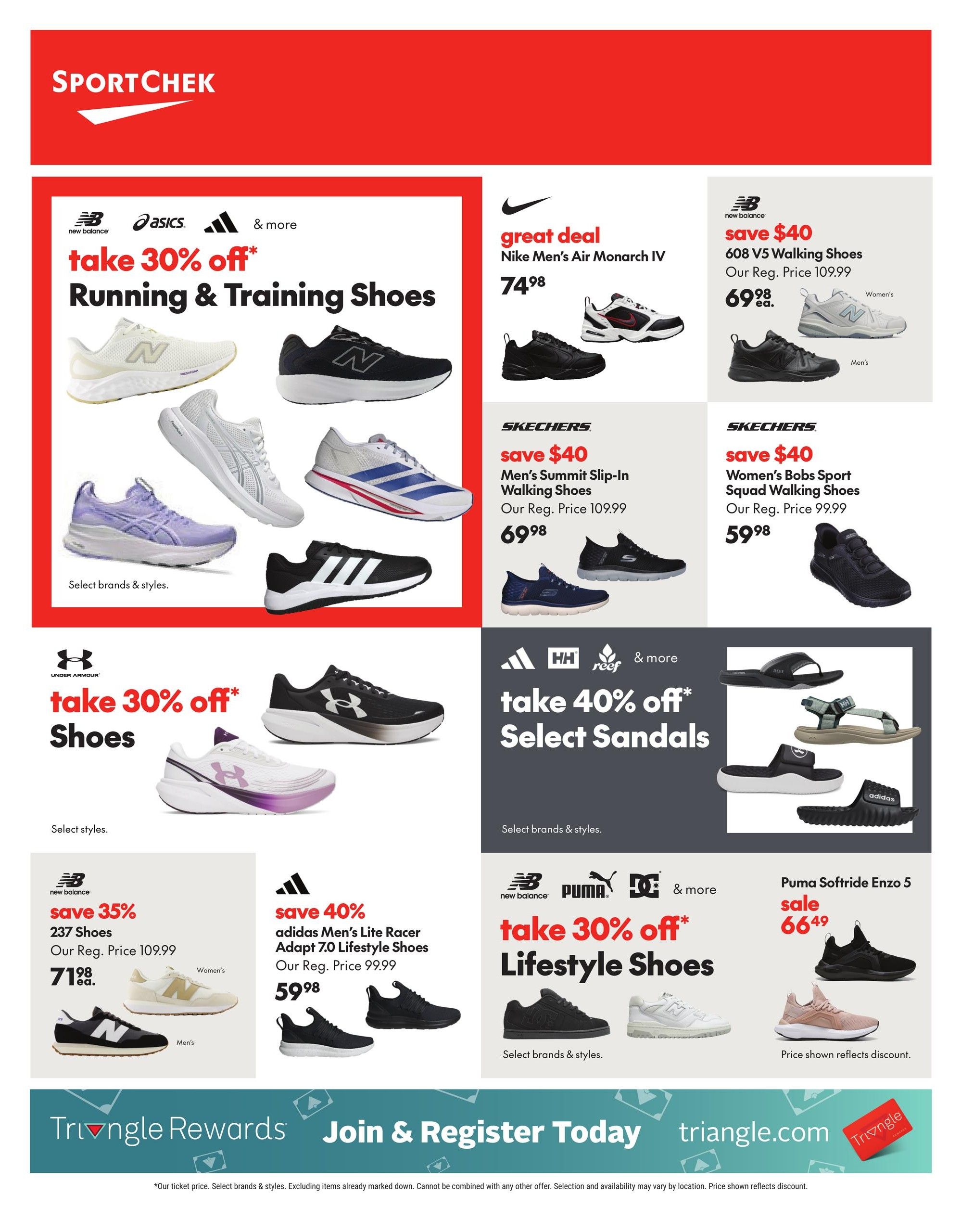 Sport Chek Flyer August 20 to September 9