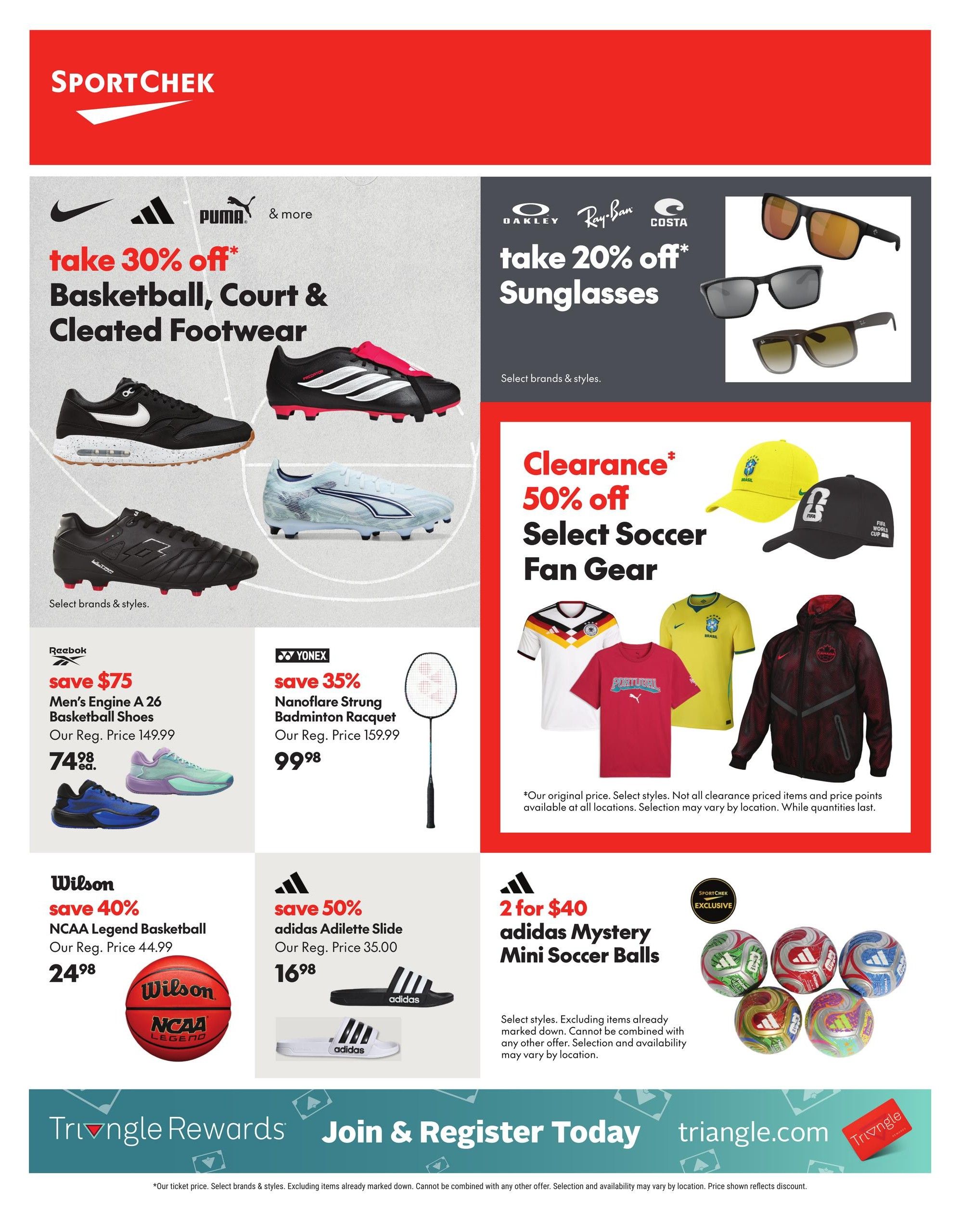Sport Chek Flyer August 20 to September 9