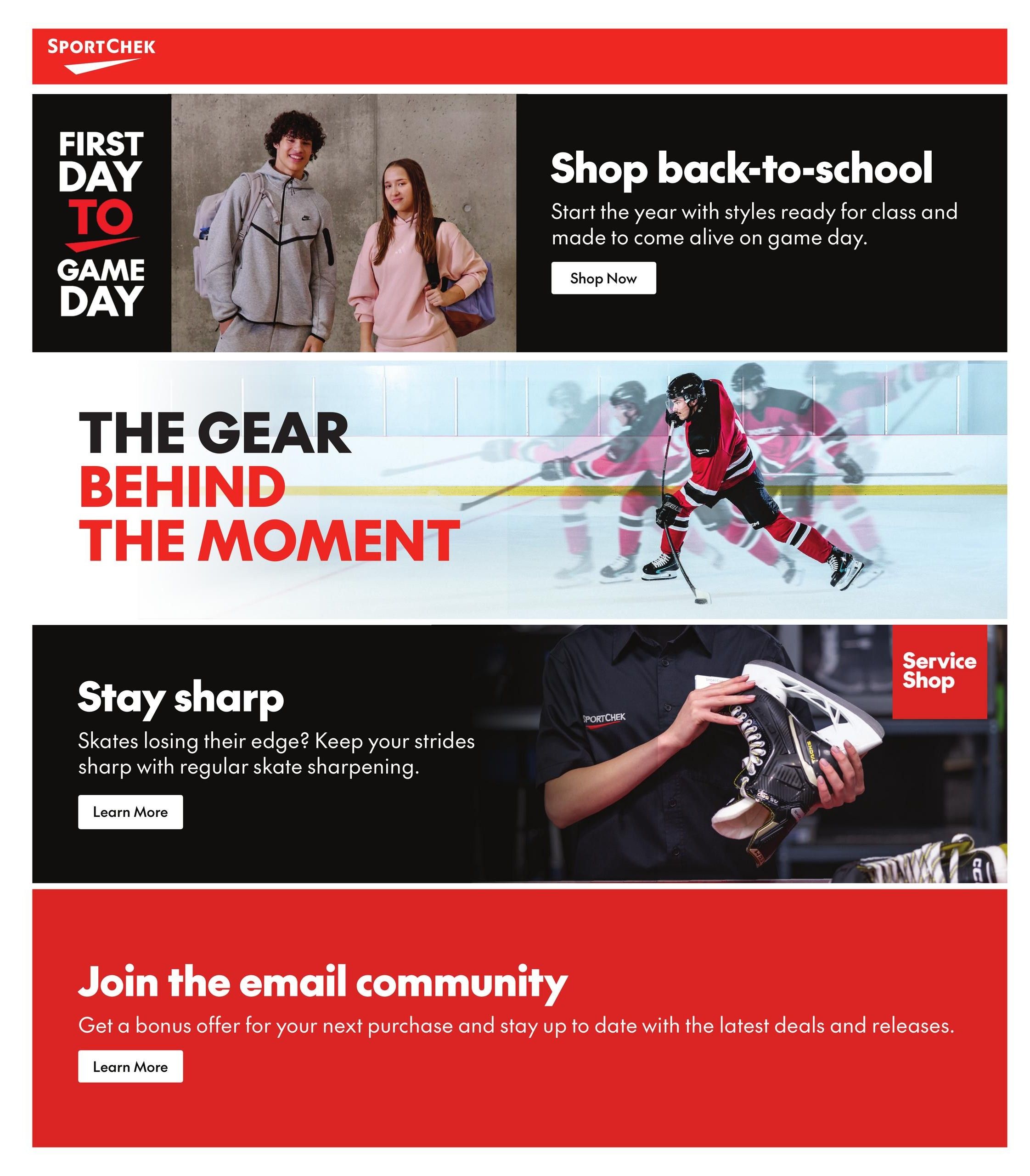 Sport Chek Flyer August 20 to September 9