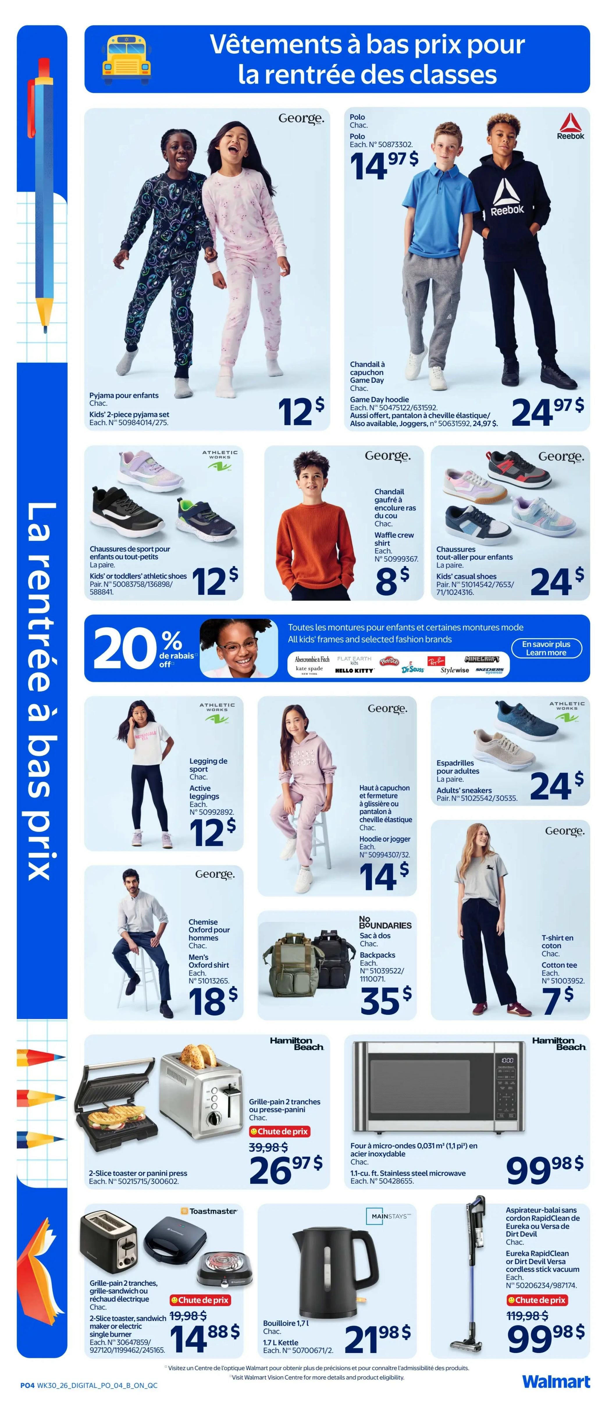 Walmart (QC) Flyer August 20 to 26