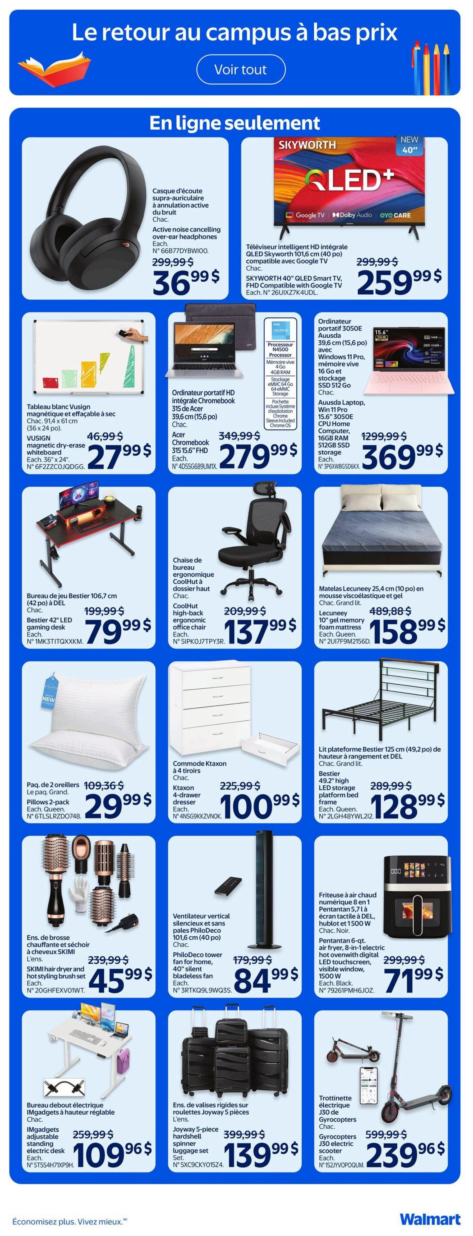 Walmart (QC) Flyer August 20 to 26