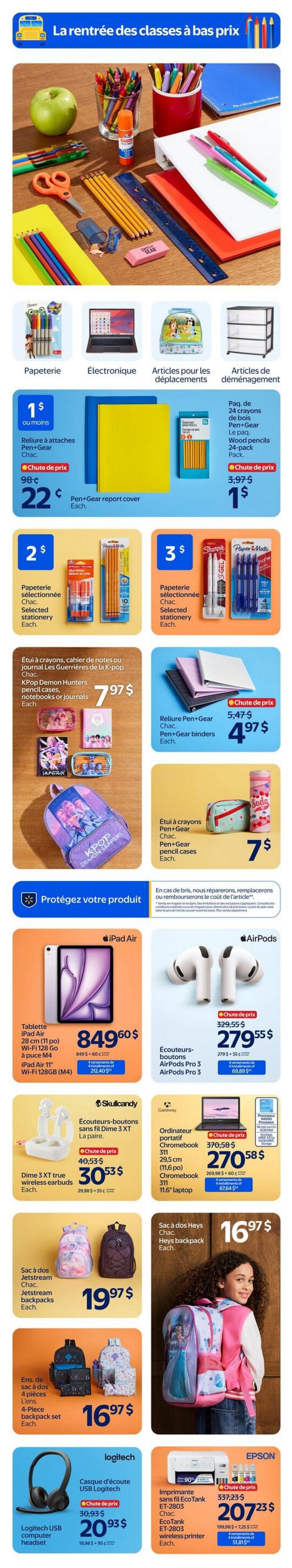 Walmart (QC) Flyer August 20 to 26