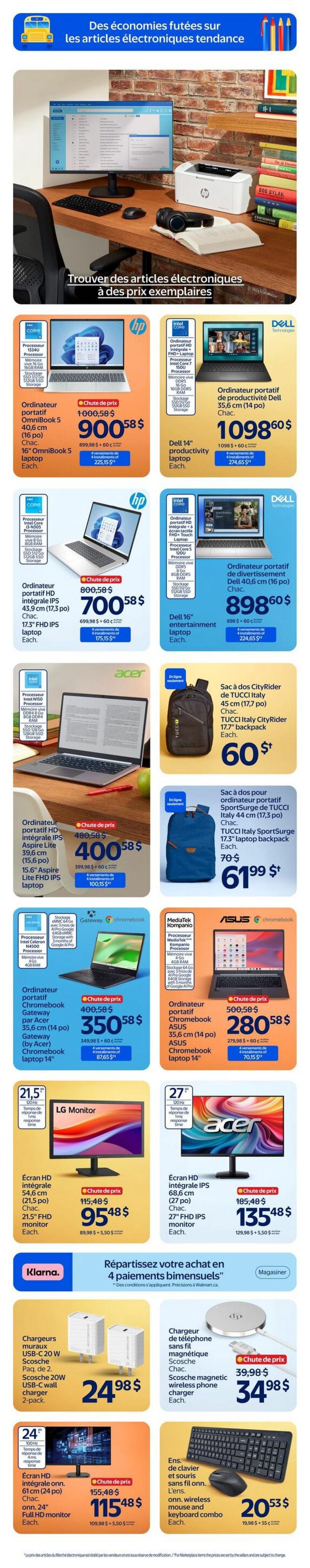 Walmart (QC) Flyer August 20 to 26