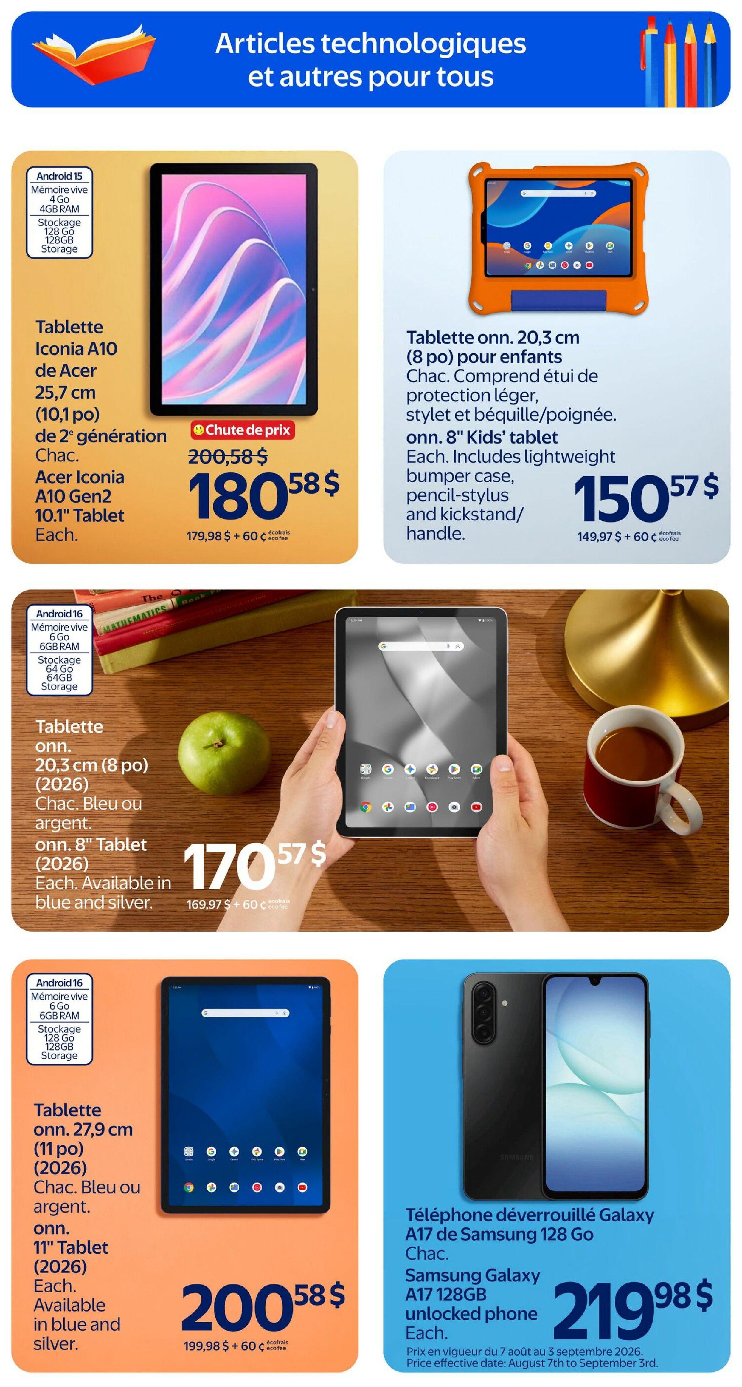 Walmart (QC) Flyer August 20 to 26