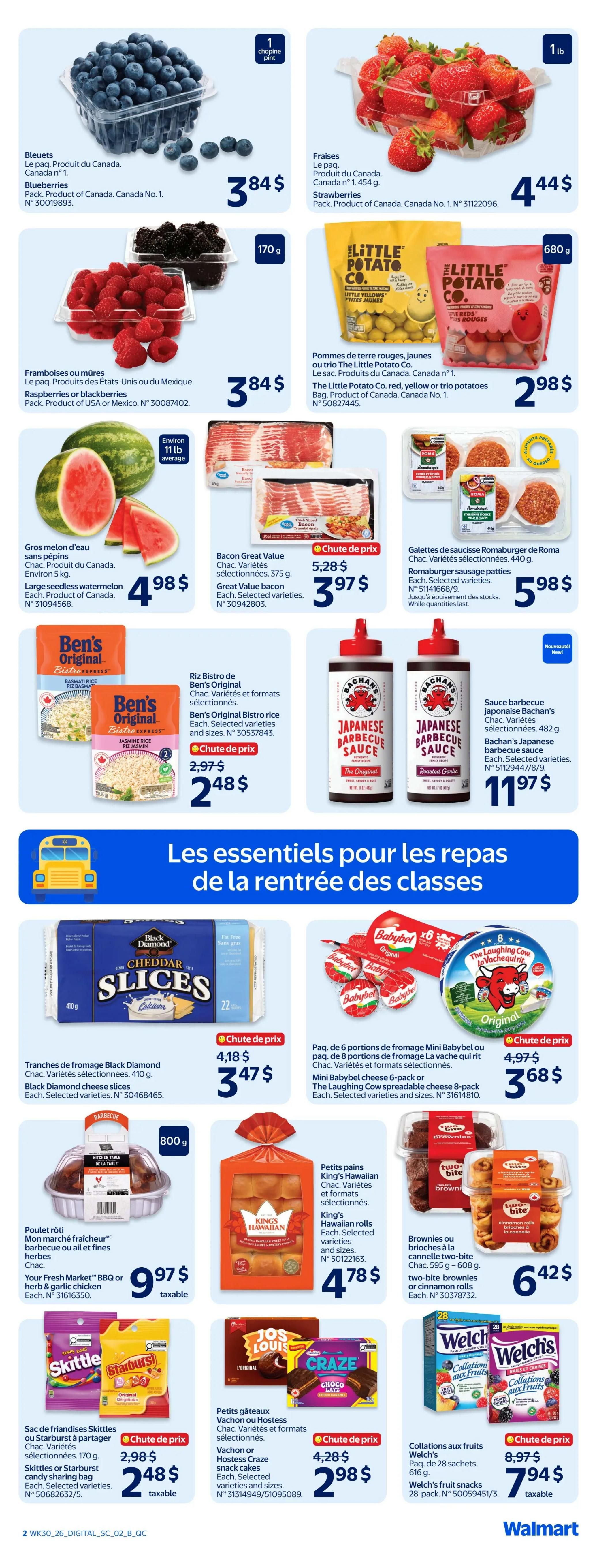 Walmart (QC) Flyer August 20 to 26