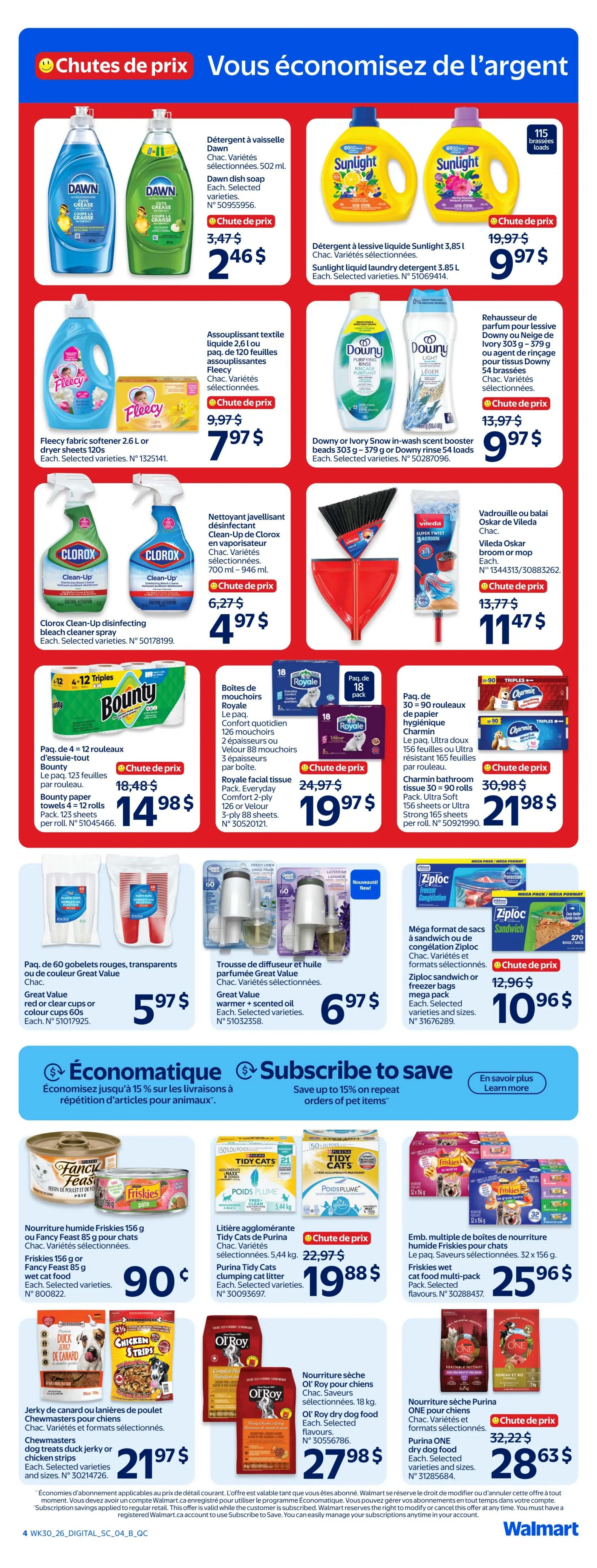 Walmart (QC) Flyer August 20 to 26