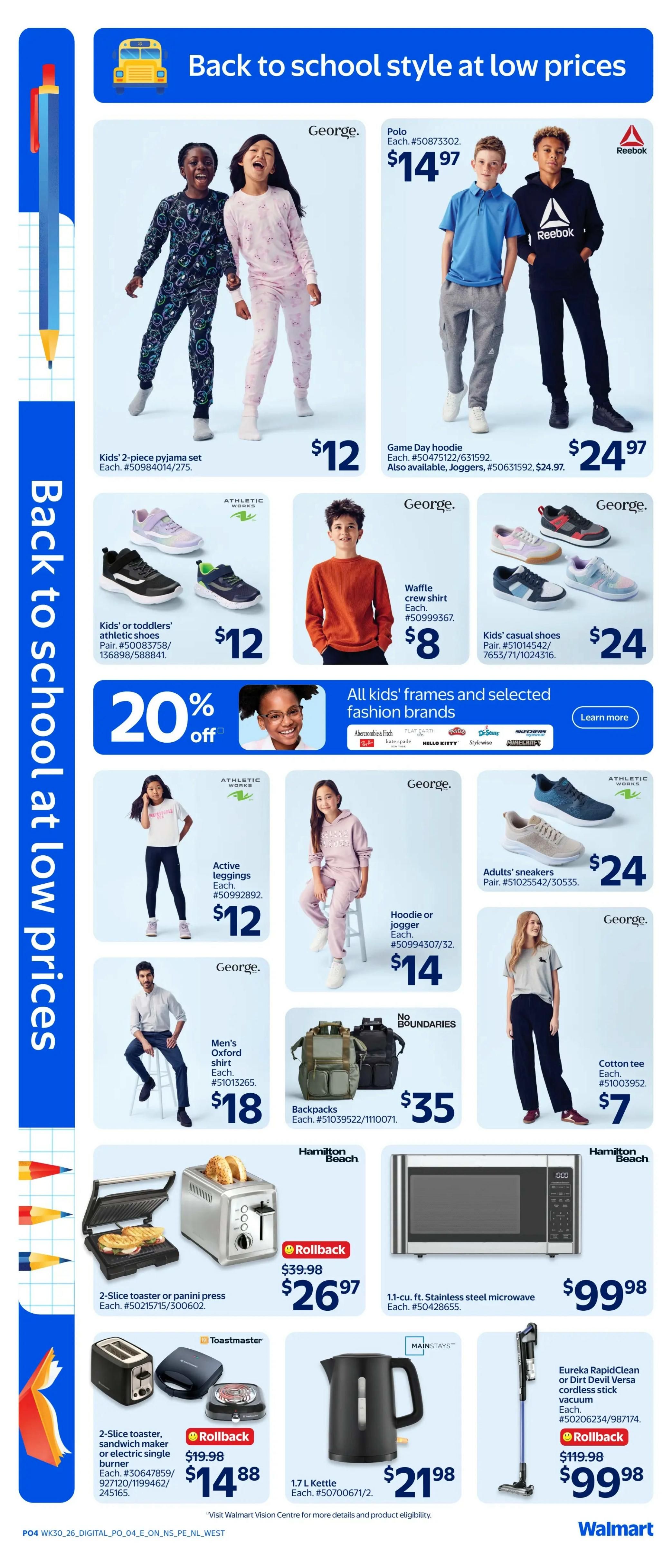Walmart (West) Flyer August 20 to 26