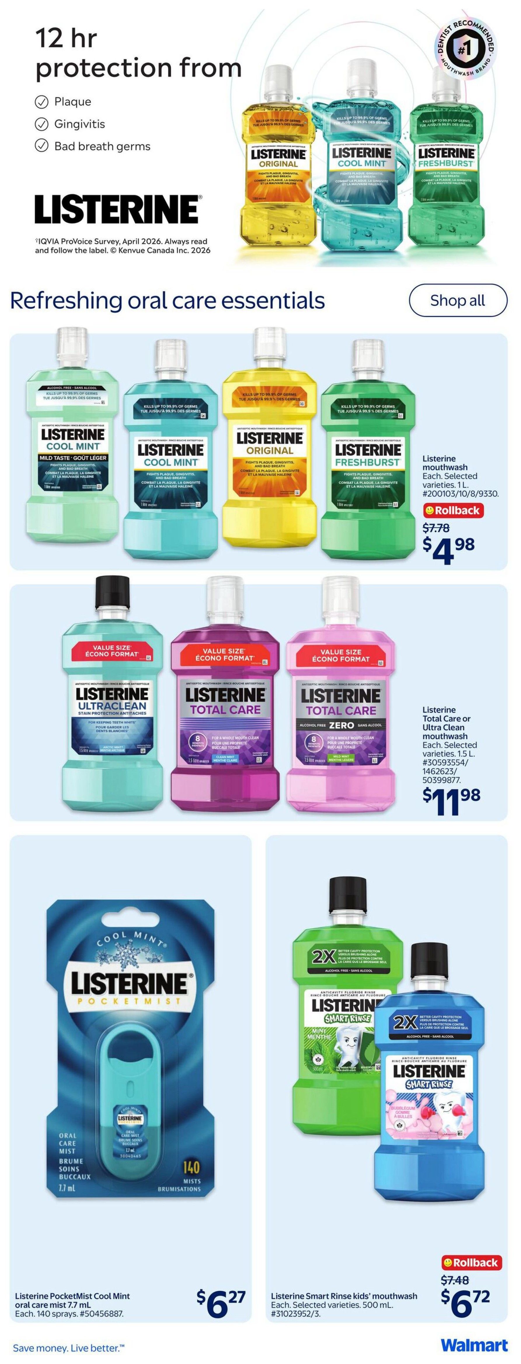 Walmart (West) Flyer August 20 to 26