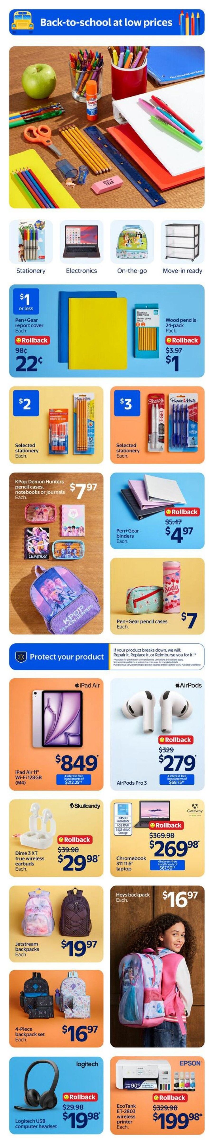 Walmart (West) Flyer August 20 to 26