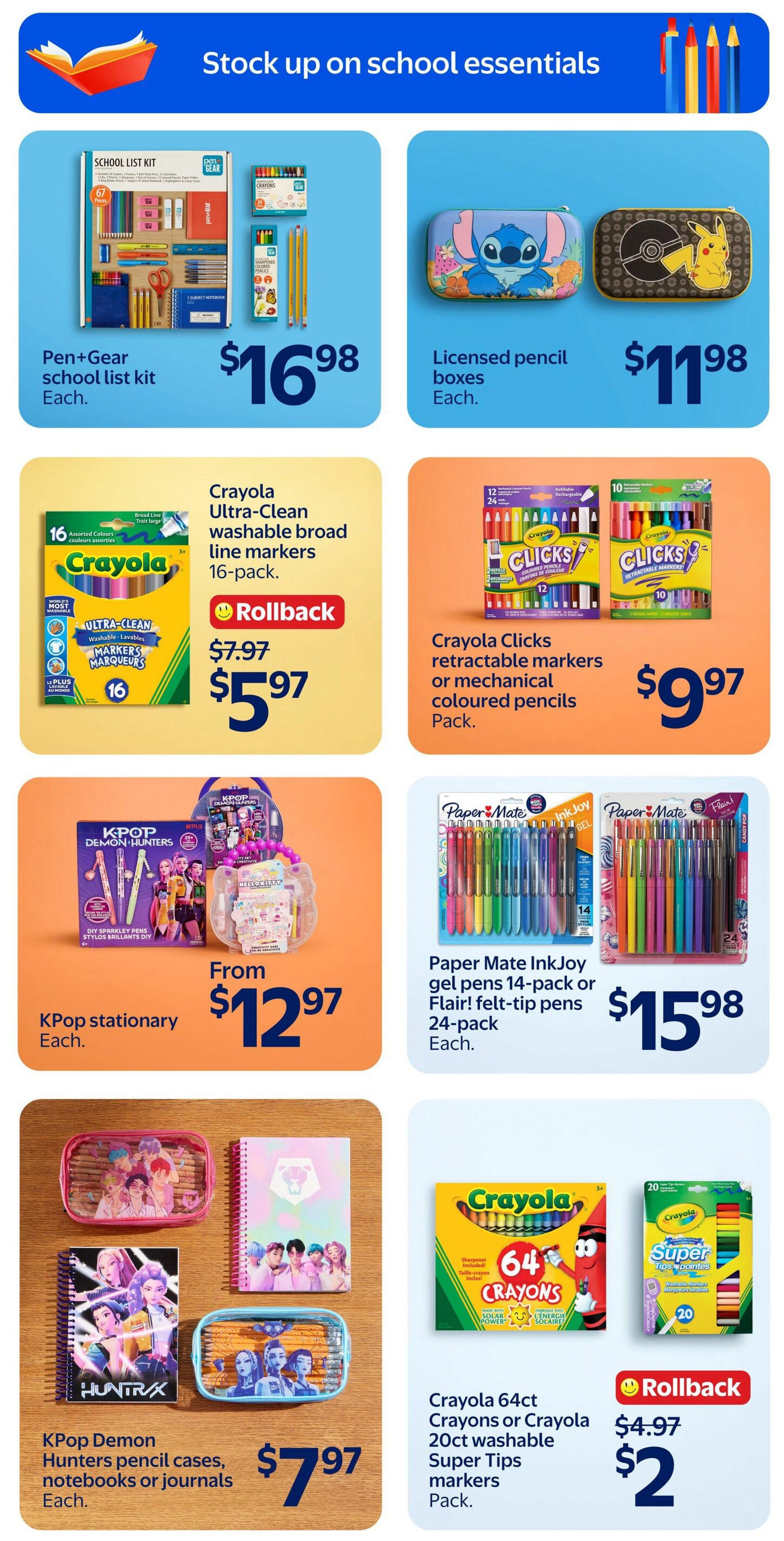 Walmart (West) Flyer August 20 to 26