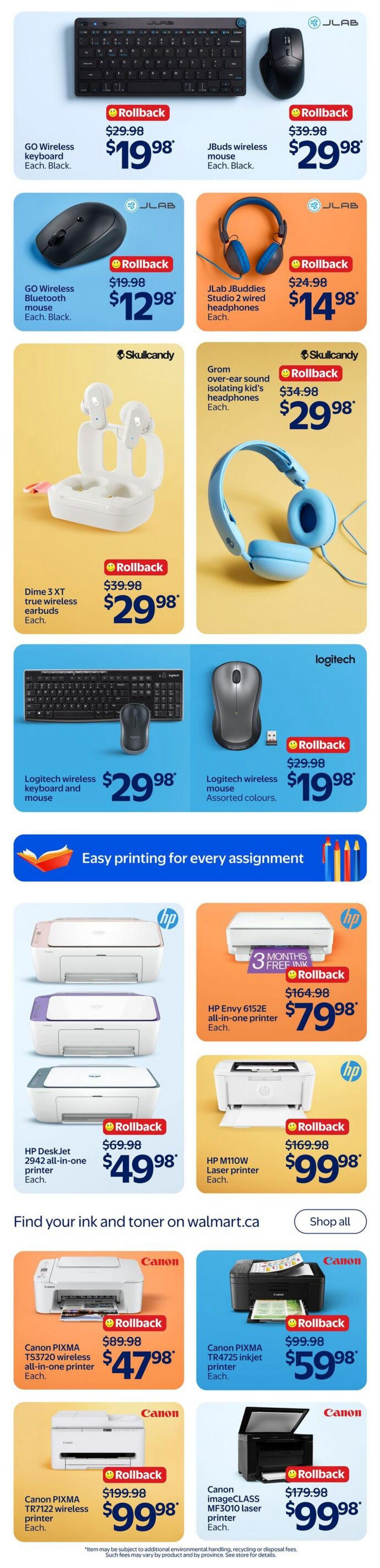 Walmart (West) Flyer August 20 to 26