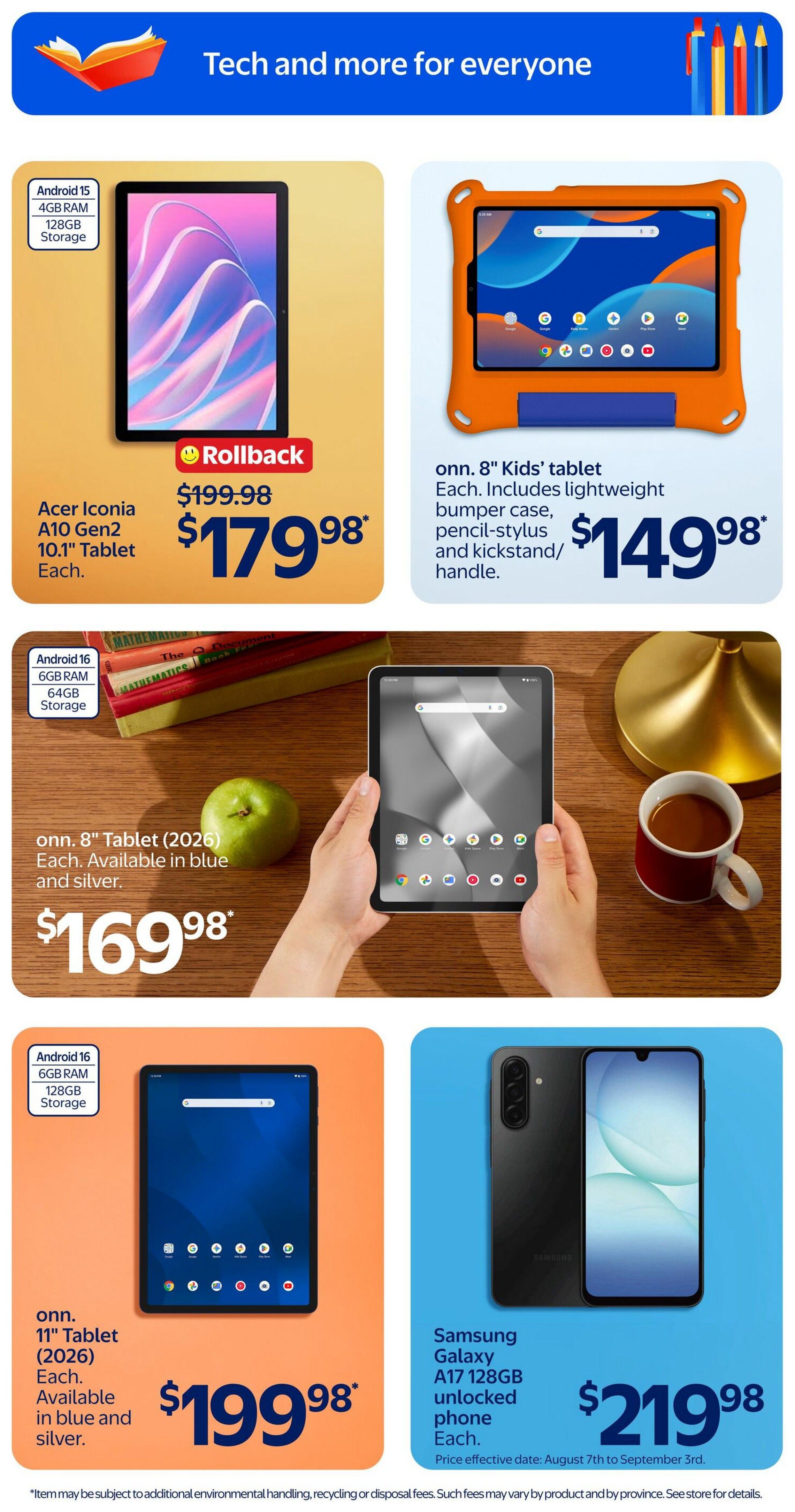 Walmart (West) Flyer August 20 to 26