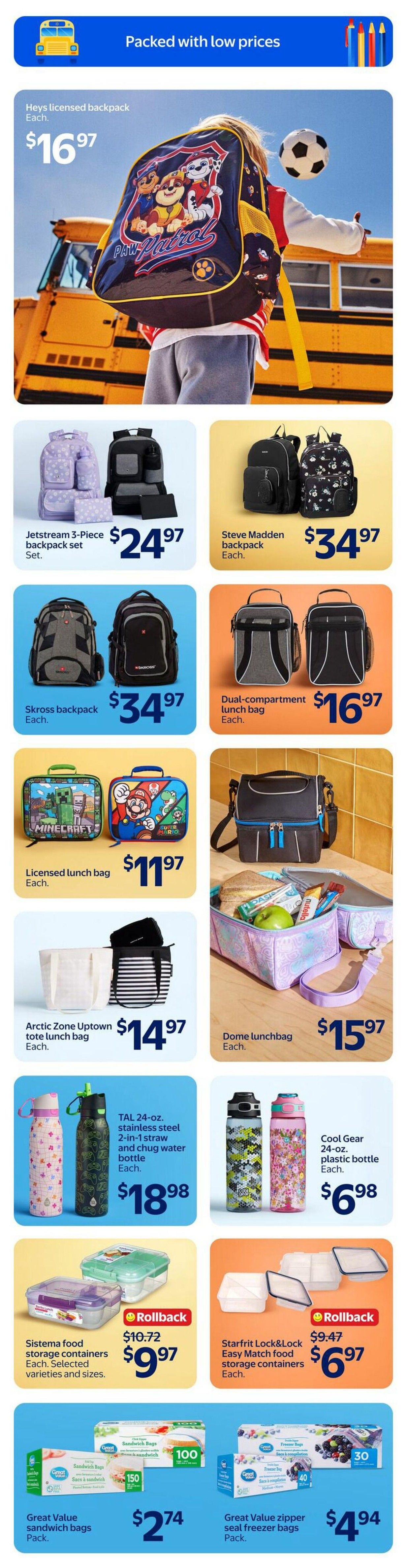 Walmart (West) Flyer August 20 to 26