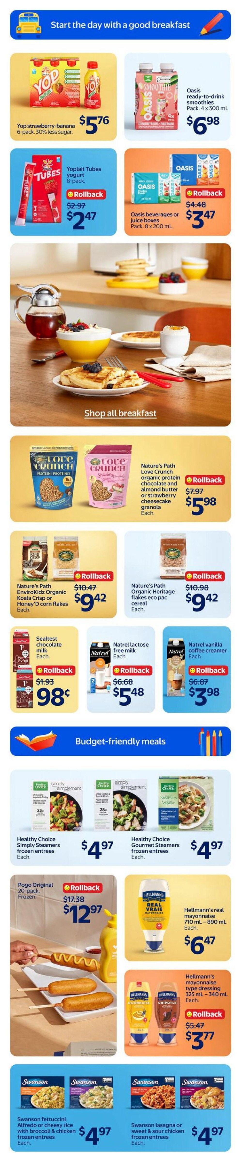 Walmart (West) Flyer August 20 to 26