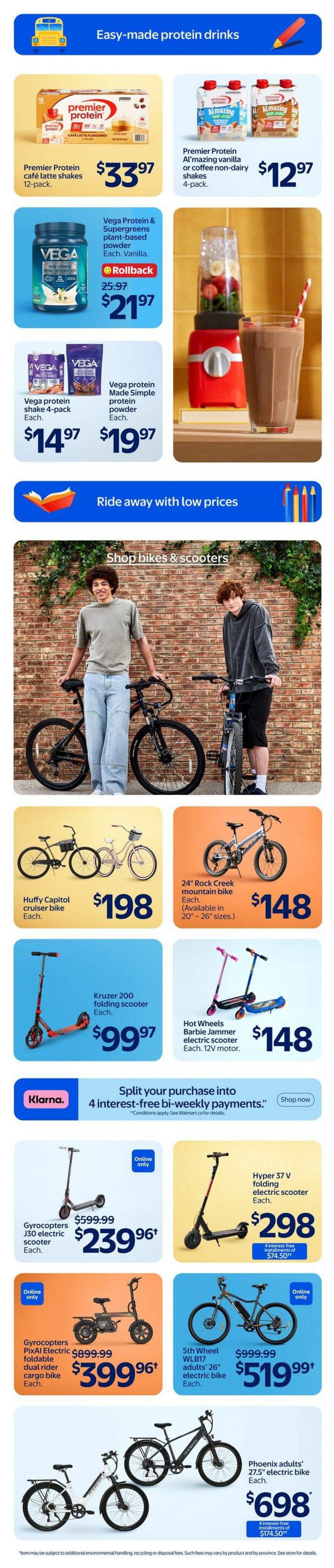 Walmart (West) Flyer August 20 to 26