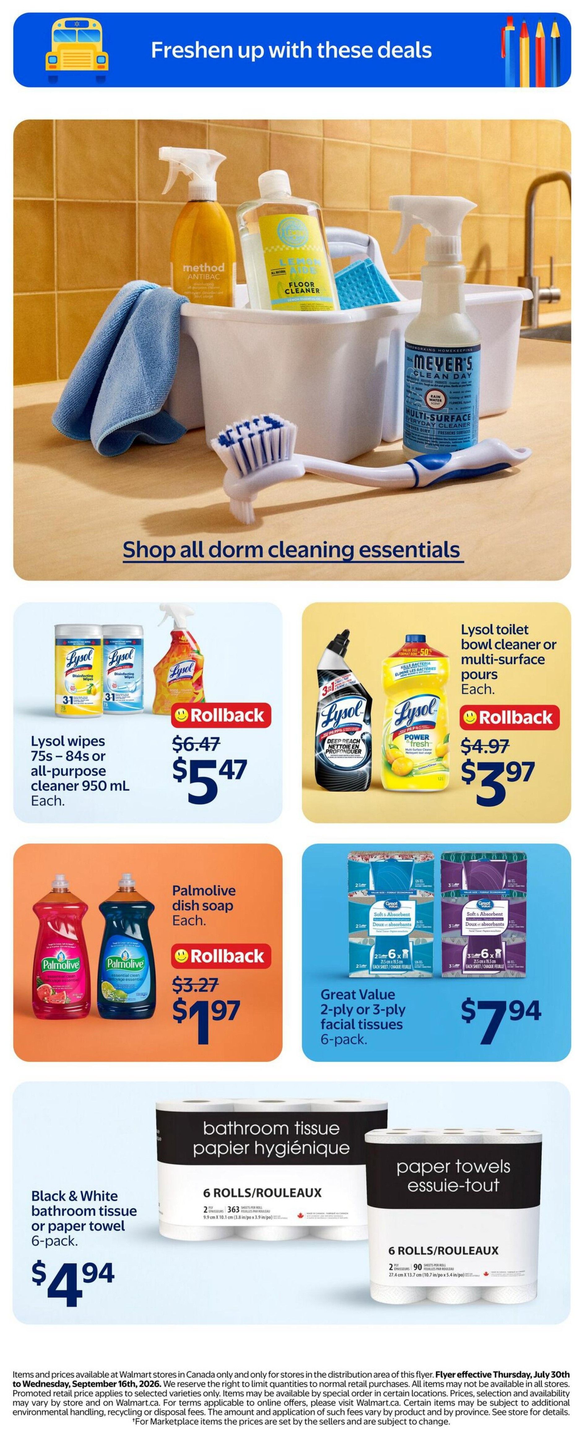 Walmart (West) Flyer August 20 to 26