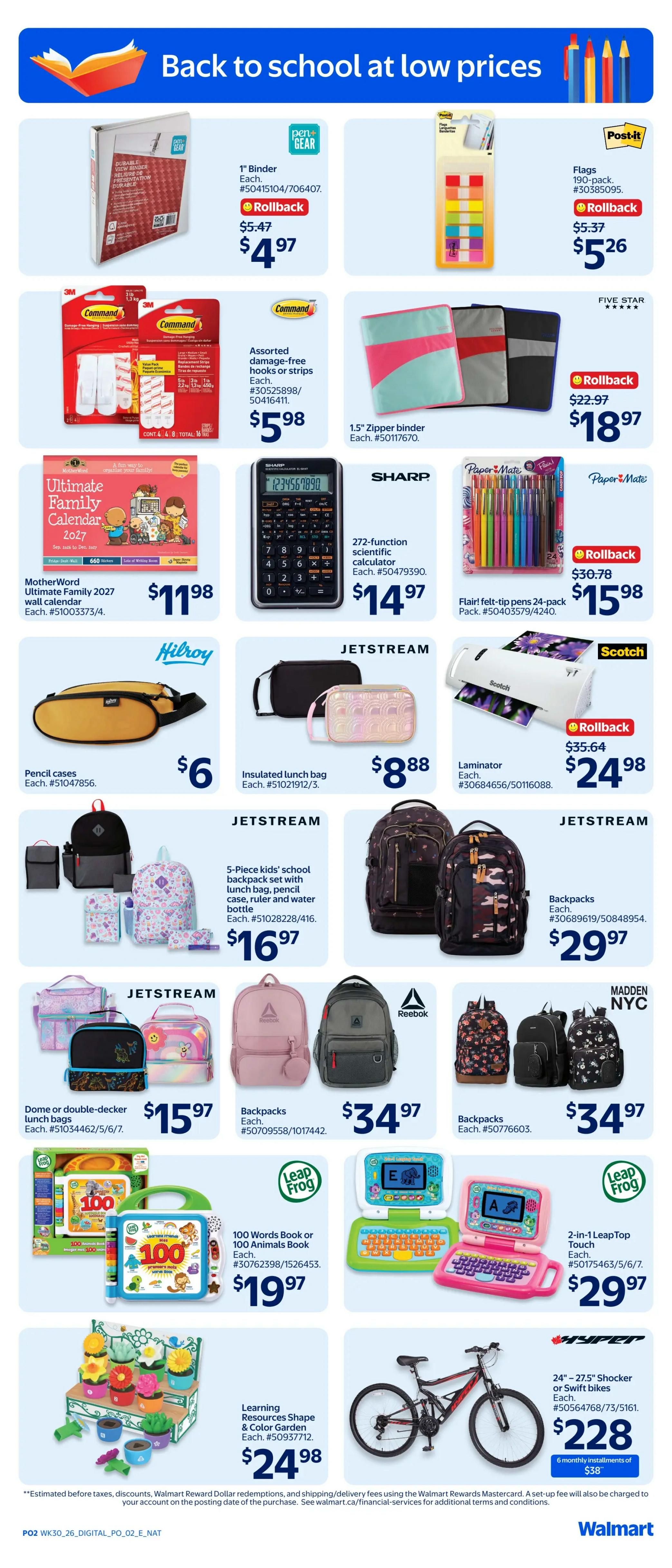 Walmart (ON) Flyer August 20 to 26