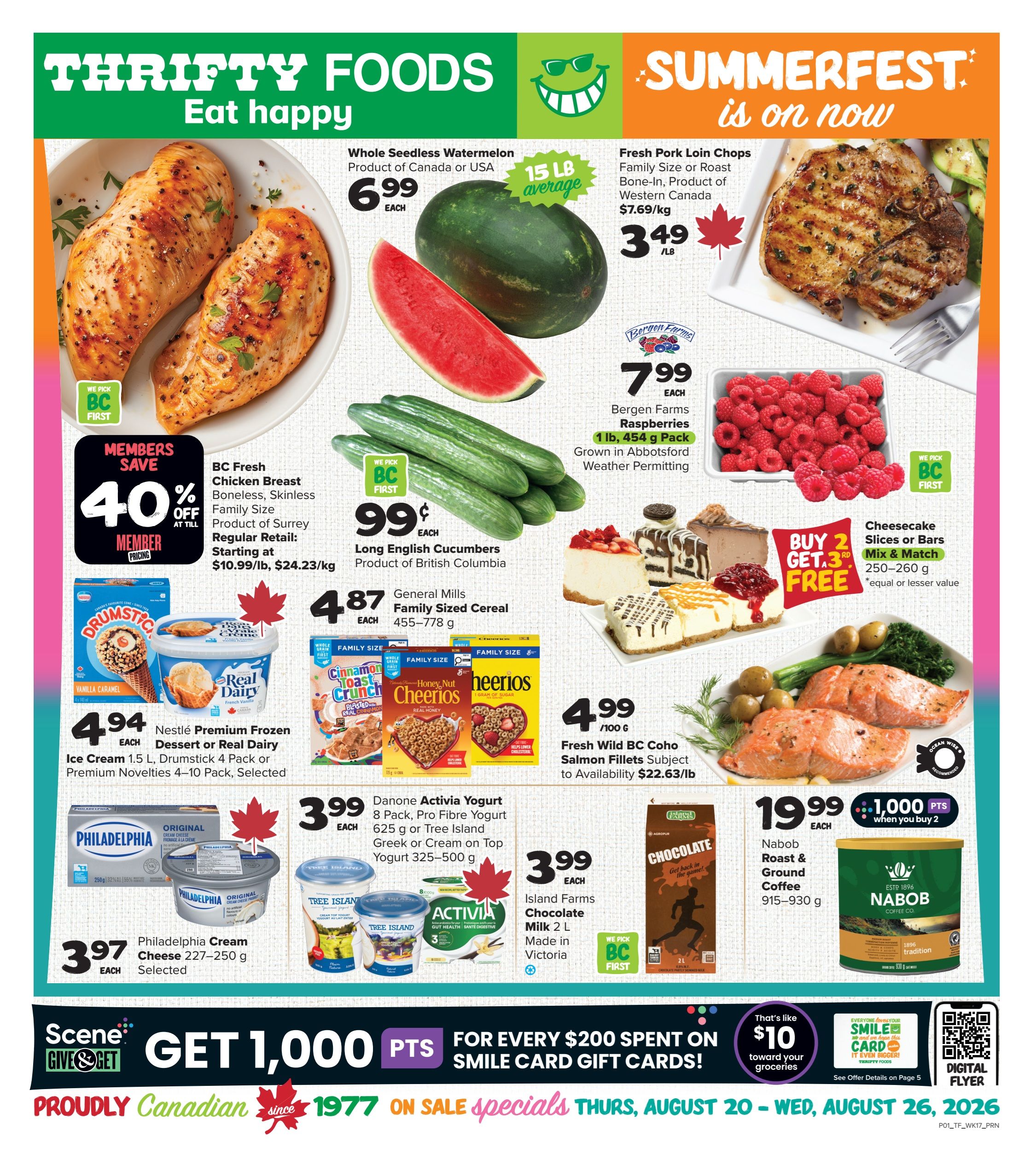 Thrifty Foods Flyer August 20 to 26