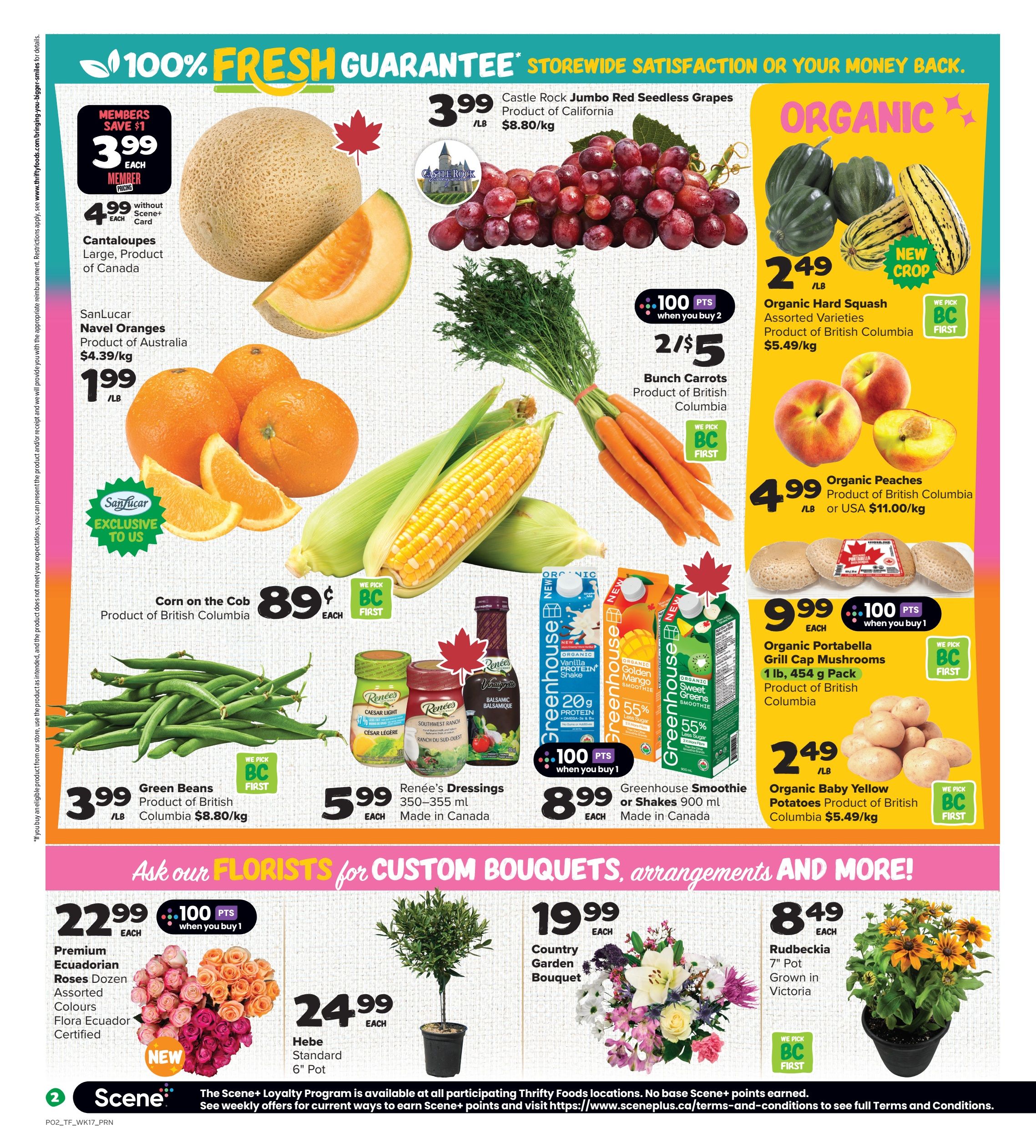 Thrifty Foods Flyer August 20 to 26