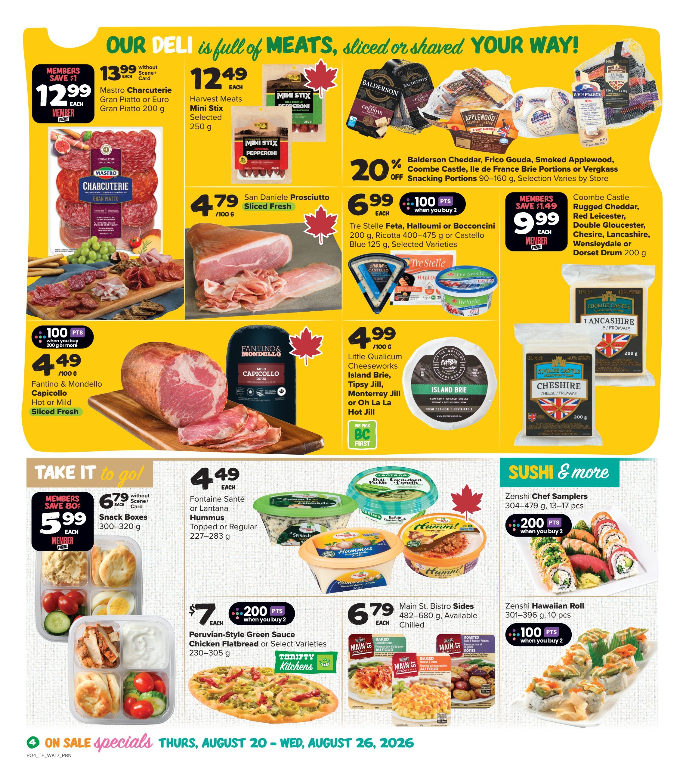 Thrifty Foods Flyer August 20 to 26
