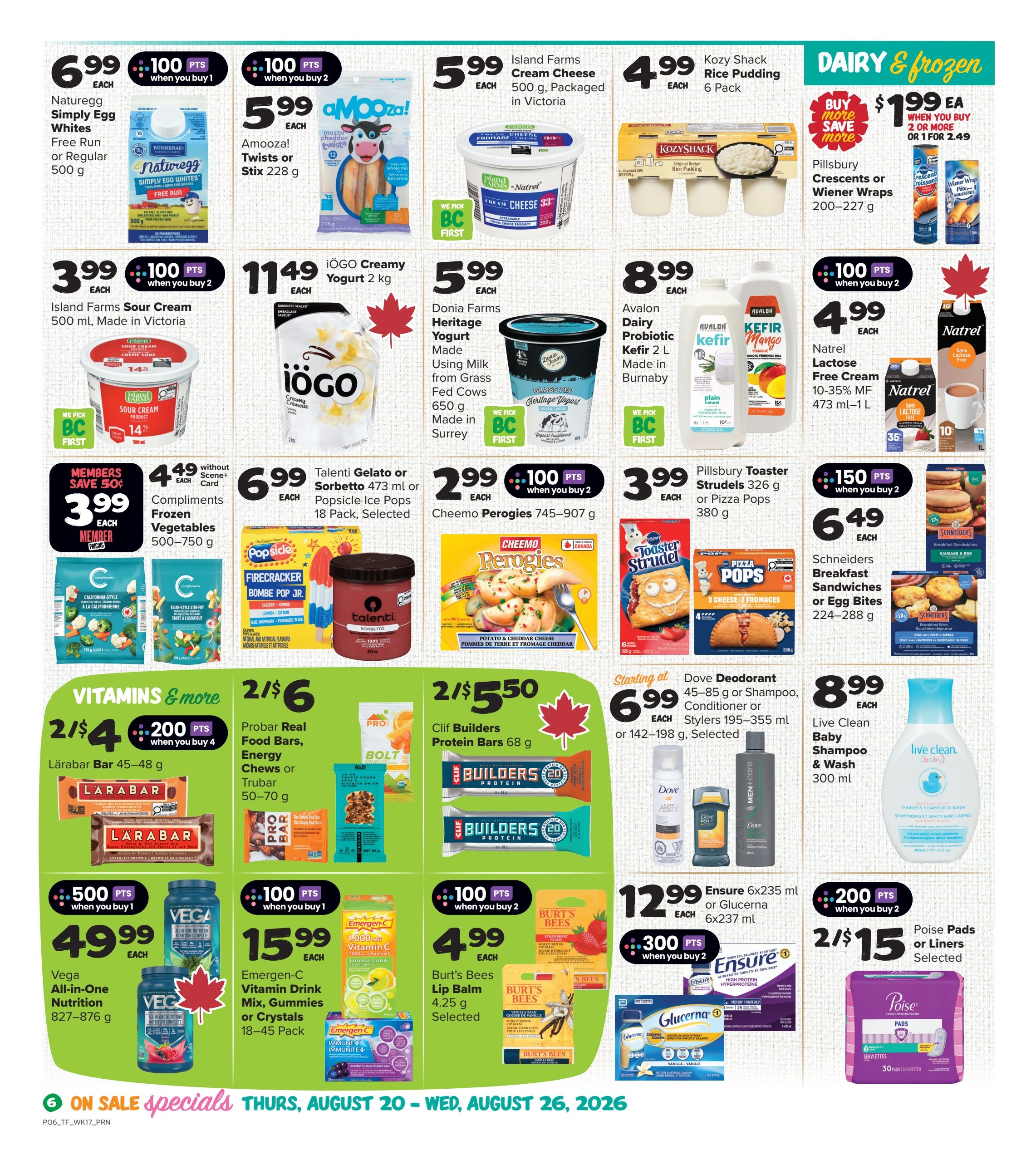 Thrifty Foods Flyer August 20 to 26